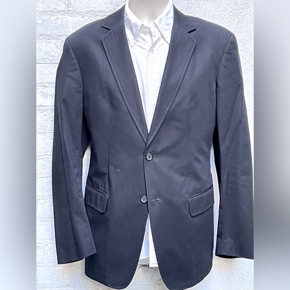 MICHAEL KORS 2-Button Cotton Blazer - Picture 1 of 8